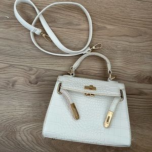 White purse